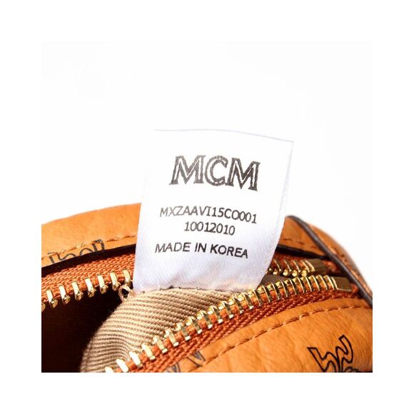 Pre Loved MCM  Patricia Visetos Coin Purse Cognac - Picture 5 of 8